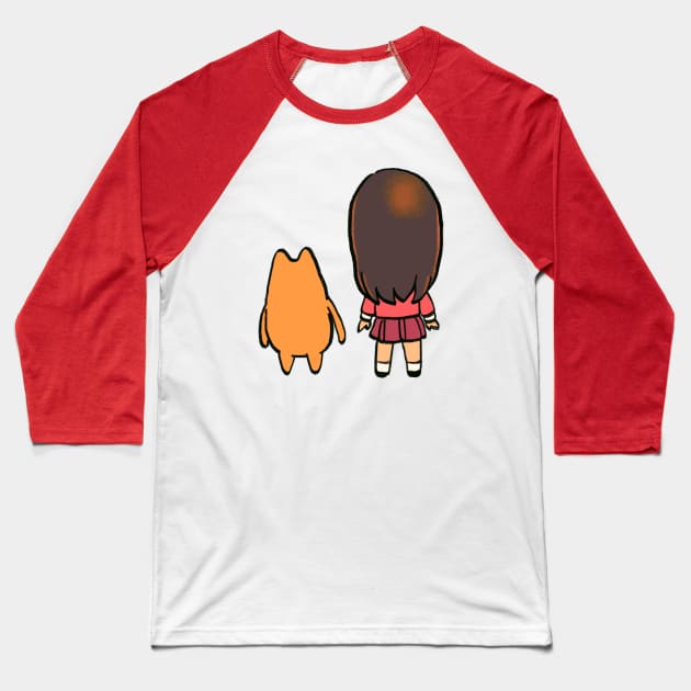 I draw chibi osaka and chiyo chan's dad (back ver.) / azumanga daioh Baseball T-Shirt by mudwizard